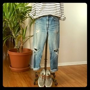 Levi's Vintage 505 Distressed Jeans